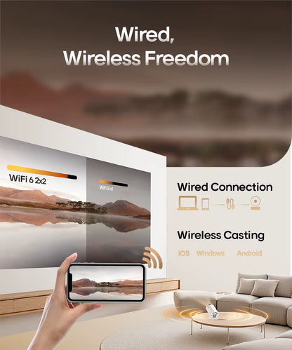 VisionAir Pro™ HY300 Pro 8K Home Theater Projector